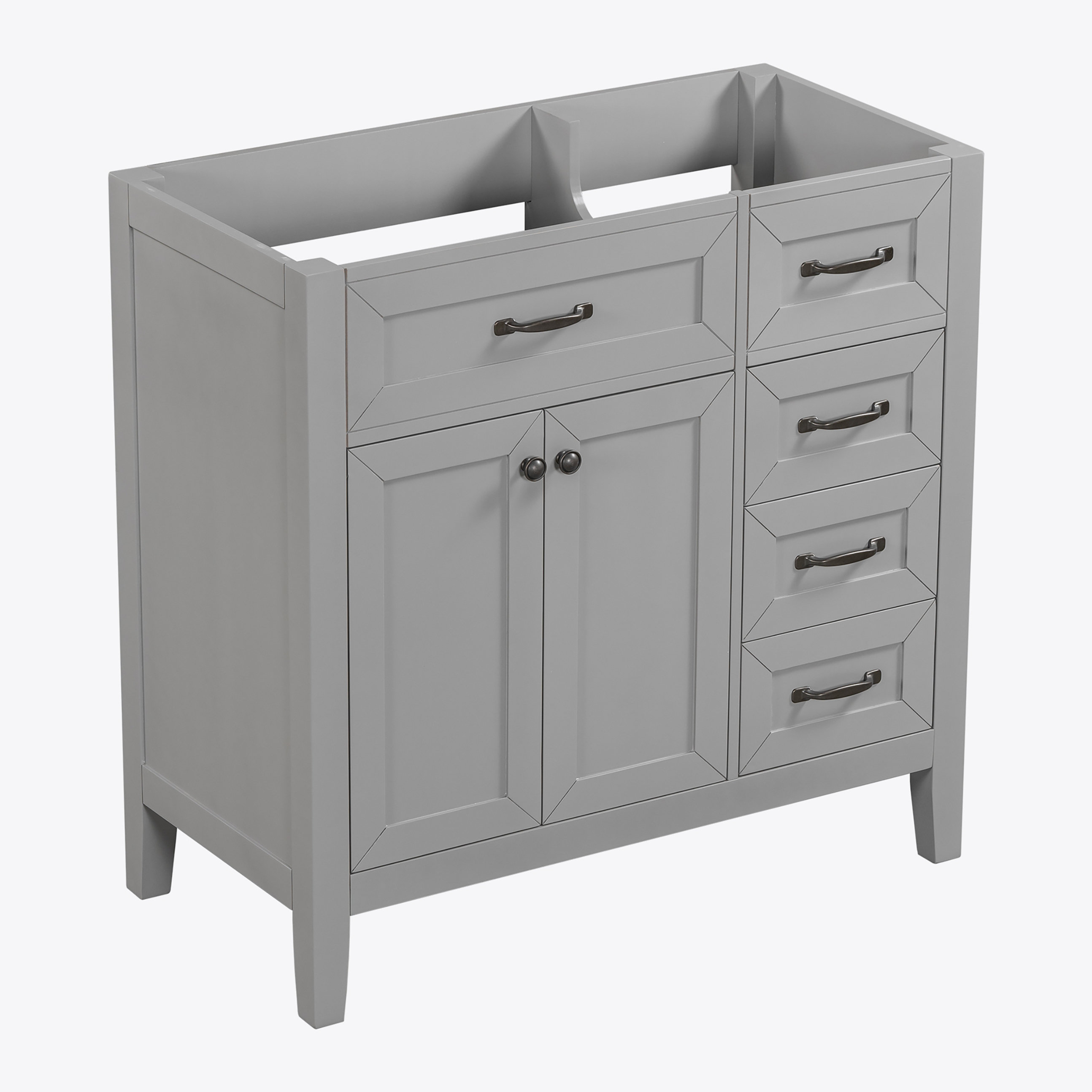 Farm on table 36" Bathroom Vanity without Sink, Base Only